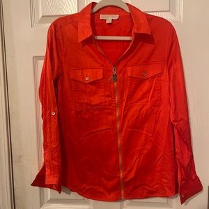 NBW Micheal Kors zip up blouse